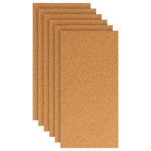vidaXL Placa de Corcho 6 pcs Marr&oacute;n 100 x 50 cm Corcho