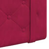 vidaXL Cabecera Colgante Rojo vino 170 x 55 x 5 cm Terciopelo