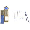 vidaXL Parque infantil de exterior madera de pino impregnada
