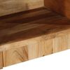 vidaXL Mesita de noche madera maciza de acacia 50x27x50 cm