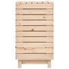 vidaXL Cesto para la ropa sucia madera maciza de pino 44x44x76 cm