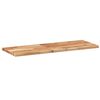 vidaXL Estante flotante 3 uds madera acacia acabado aceite 100x30x2 cm