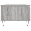 vidaXL Mesa de centro madera contrachapada gris Sonoma 90x50x36,5 cm
