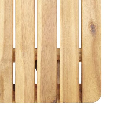 vidaXL Juego de muebles de jardín 6 piezas madera maciza de acacia