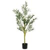 vidaXL &Aacute;rbol de olivo artificial con 450 hojas verde 120 cm