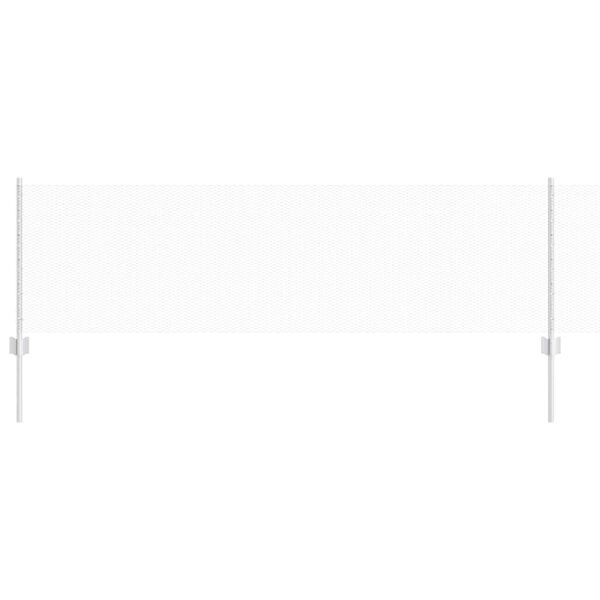 vidaXL Valla con Poste Plateado 0,6 x 10 m Acero