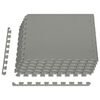 vidaXL Tapete para piscina 6 pcs Gris 2,16 m&sup2; Espuma EVA