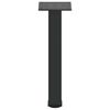 vidaXL Patas para mesa de centro (4 unidades), color negro, 30-32 cm, acero