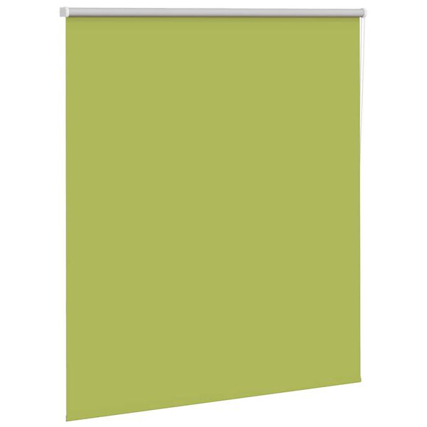 vidaXL Estor Enrollable Opaco hojas verde 140x150cm Tela Ancho 136,6cm