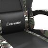 vidaXL Silla gaming cuero sintético negro y camuflaje