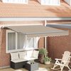 vidaXL Toldo Retr&aacute;ctil Beige 300 x 250 cm Tela y Aluminio