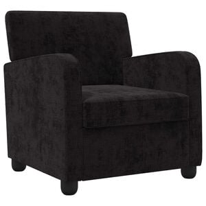 vidaXL Sill&oacute;n Negro Chenilla