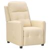 vidaXL Sill&oacute;n elevable tela crema