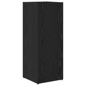 vidaXL Soporte de Sombrilla Roble Negro 25 x 24,5 x 64 cm