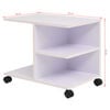 vidaXL Estanter&iacute;a con ruedas blanca 50x35x42 cm