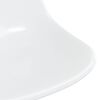 vidaXL Sillas de comedor giratorias 2 unidades PP blanco