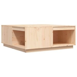 vidaXL Mesa de centro de madera maciza de pino 100x101x40,5 cm