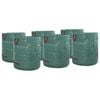 vidaXL Bolsas de Desechos de Jard&iacute;n 12 uds. 120 l Verde Polipropileno