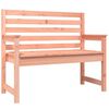 vidaXL Banco de jard&iacute;n madera maciza abeto de Douglas 109x48x91,5 cm