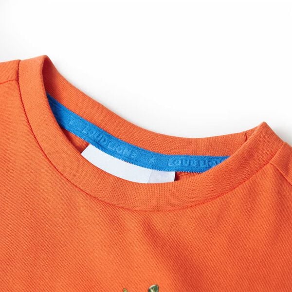 Camiseta infantil naranja 92