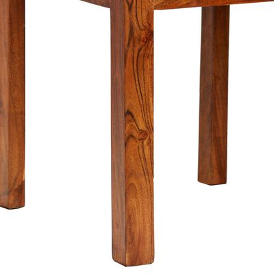 vidaXL Sillas de comedor 4 uds madera maciza acabado sheesham moderno