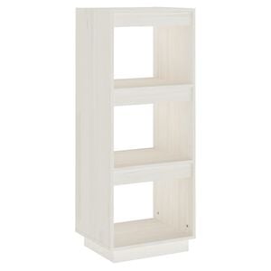 vidaXL Estanter&iacute;a/divisor de espacios madera pino blanco 40x35x103 cm