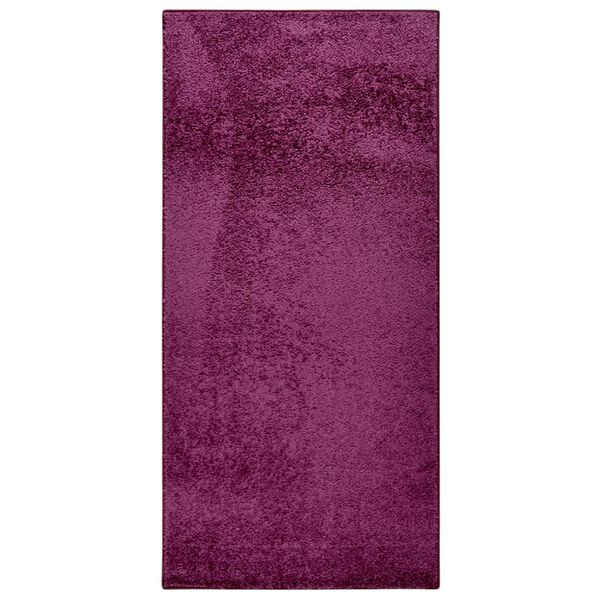 vidaXL Alfombra de pelo suave antideslizante morado 115x170 cm