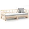 vidaXL Sof&aacute; cama extra&iacute;ble madera maciza de pino 2x(80x200) cm