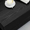vidaXL Mesa de Caf&eacute; Roble negro 100 x 51 x 45 cm Madera contrachapada