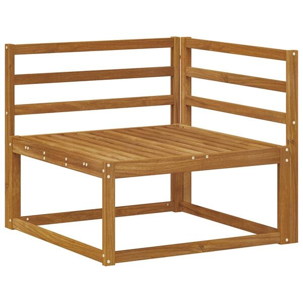 vidaXL Conjunto de sof&aacute;s de exterior 9 pcs Natural