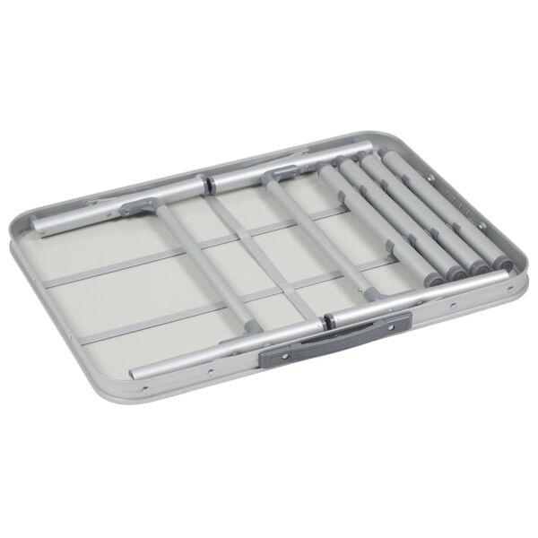 Bo-Camp Mesa plegable de camping Premium aluminio 60x45 cm