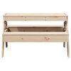 vidaXL Mesa de picnic para niños madera maciza de pino 88x97x52 cm