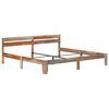 vidaXL Estructura de cama sin colchón madera maciza 200x200 cm
