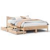 vidaXL Estructura cama con cajones madera de pino maciza 140x200 cm