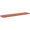 vidaXL Estante de pared 4 pcs Rojo 120 x 23,5 x 4 cm