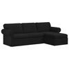 vidaXL Sof&aacute; Negro 245 x 138 x 80 cm tela