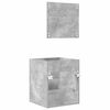 vidaXL Juego de muebles de ba&ntilde;o con caj&oacute;n Gris 41 x 38,5 x 48 cm
