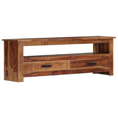 vidaXL Mueble de TV madera maciza de Sheesham 118x30x40 cm