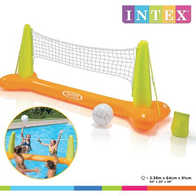 Intex Juego de voleibol de piscina 239x64x91 cm
