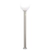 vidaXL Baliza luminosa con sensor de 120 cm, acero inoxidable, IP44