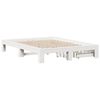 vidaXL Estructura de cama sin colchón madera de pino blanca 140x190 cm