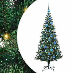 vidaXL &Aacute;rbol de Navidad Artificial Preiluminado Verde 150 cm