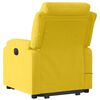 vidaXL Sill&oacute;n reclinable de masaje elevable terciopelo amarillo