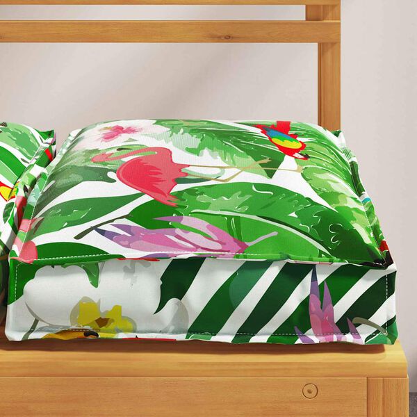 vidaXL Cojín Floral 6 pcs Multicolor 40 x 40 x 8 cm Tela Oxford