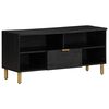 vidaXL Mueble de TV madera de ingenier&iacute;a negro 100x33x46 cm