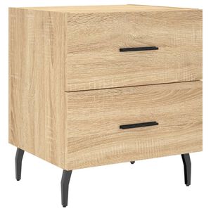 vidaXL Mesita de noche madera de ingenier&iacute;a roble Sonoma 40x35x47,5 cm