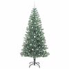 vidaXL &Aacute;rbol de Navidad Artificial Nevado con Luz LED Verde y 240 cm
