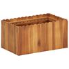 vidaXL Arriate de madera maciza de acacia 50x30x25 cm