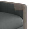 vidaXL Sill&oacute;n reclinable el&eacute;ctrico de tela gris oscuro
