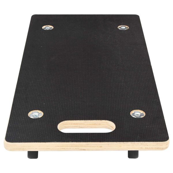 vidaXL Carro de Transporte 6 pcs Gris Madera contrachapada